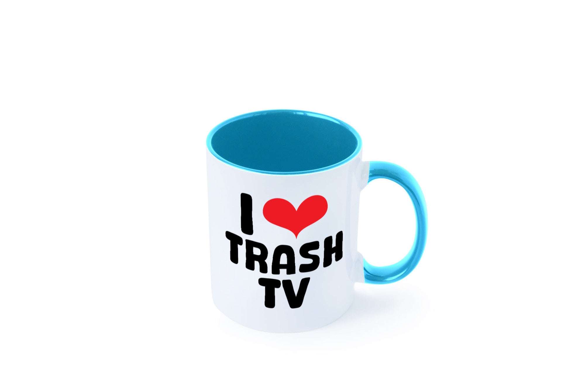 I love Trash TV | v2 lustig Humor Geschenkidee Geschenk Tasse