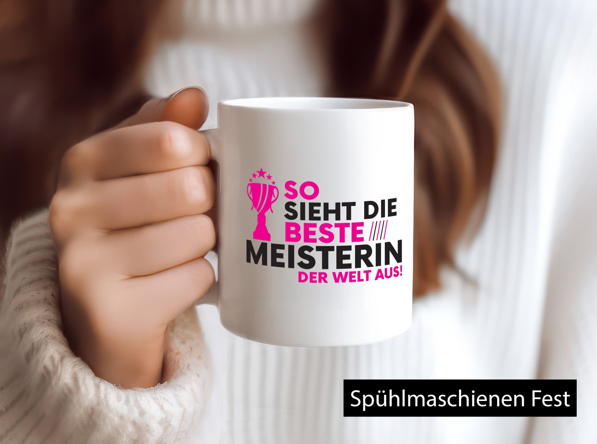 Die weltbeste Meisterin | Meisterbrief Geschenk Humor Geschenkidee lustiger