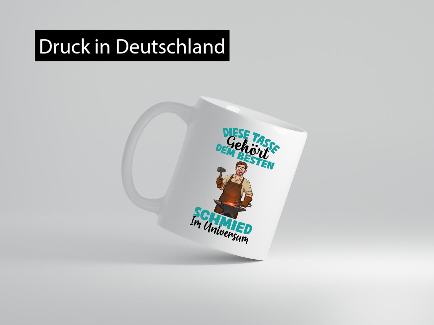 Im Universum: Schmied | schmieden lustig Humor Geschenkidee Geschenk Tasse