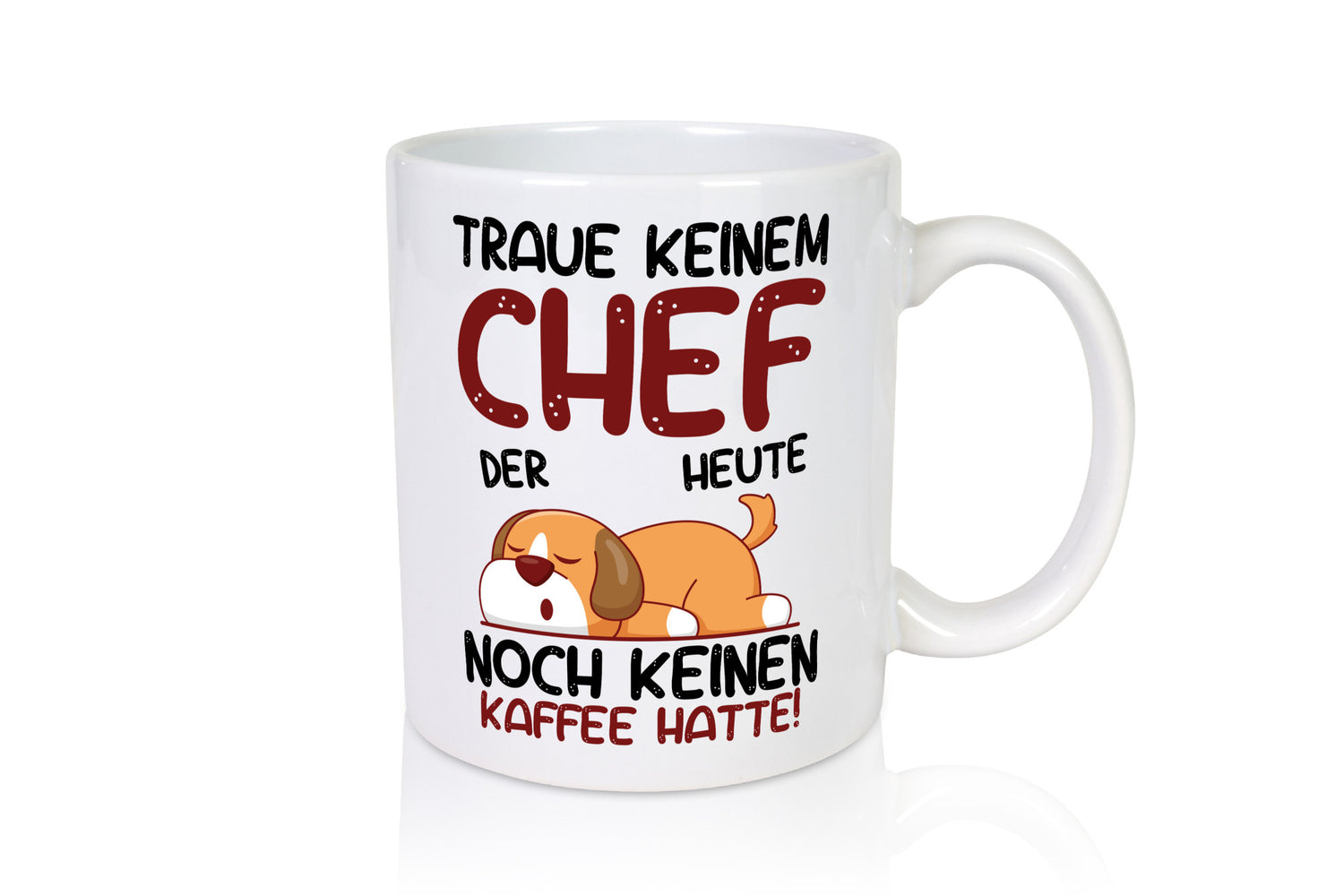 Traue keinem Chef | Führungskraft Vorgesetzter lustiger Spruch Geschenk Arbeit