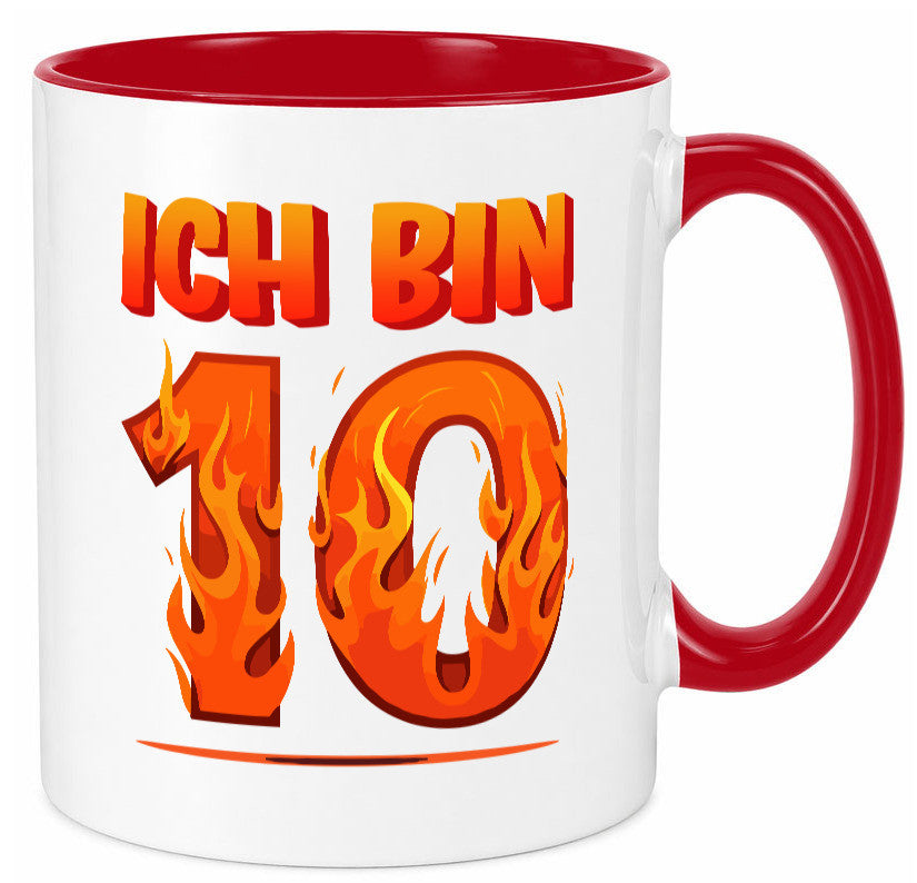 10. Geburtstag | 10 Jahre Drache lustiger Spruch Geschenk Geschenkidee Tasse
