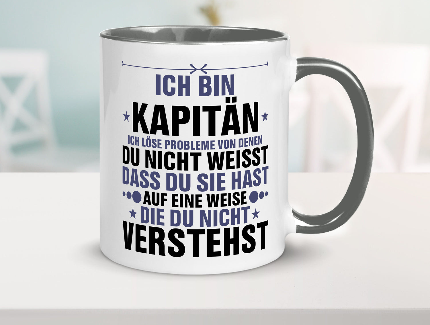 Löse Probleme: Kapitän | Schiffskapitän Schiff v2 Geschenk Humor Geschenkidee