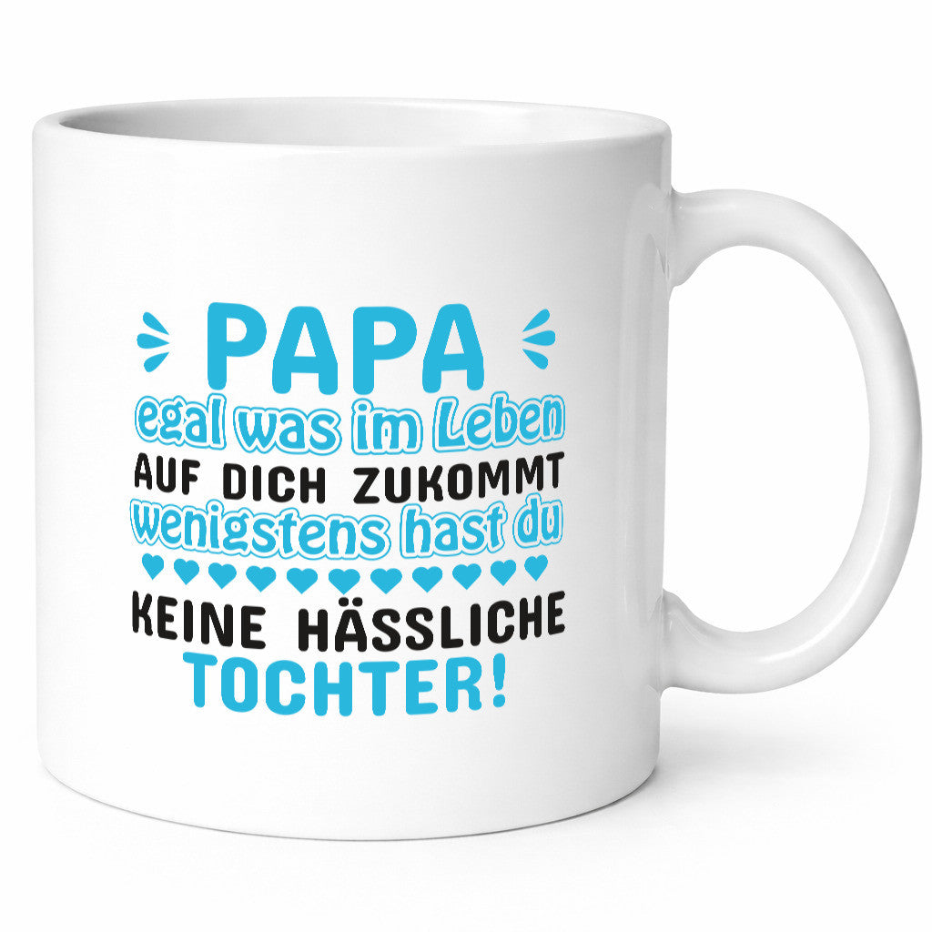 Tasse für Papa | Tochter Vatertag lustiger Spruch Geschenkidee Familie Humor