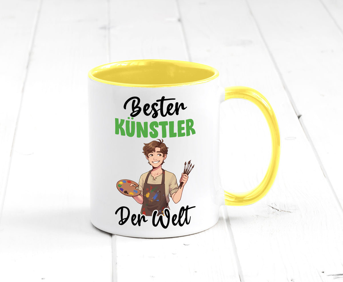 Bester Künstler | Kunst Geschenkidee Humor Tasse