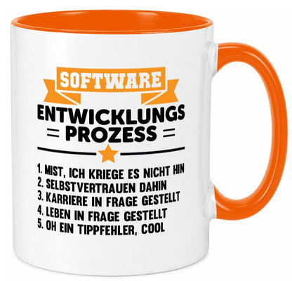 Software, Entwicklung, Prozess | Humor Spaß Witz lustiger Spruch Geschenk Tasse