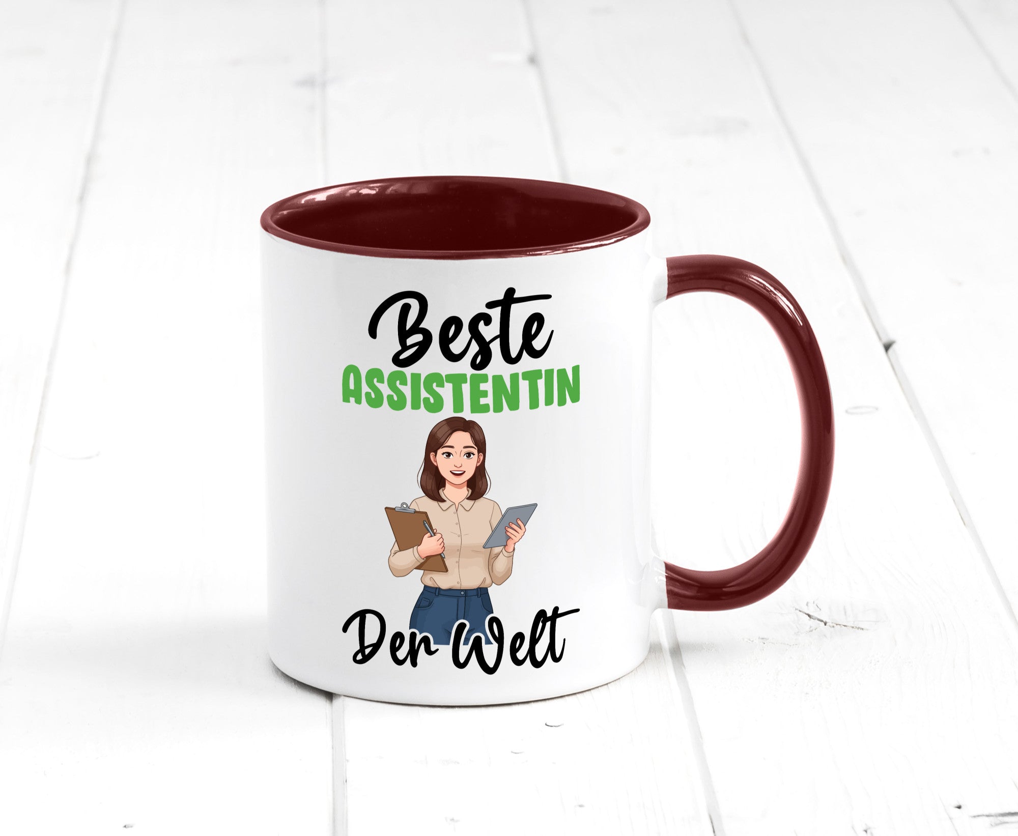 Beste Assistentin | Assistenz Hilfskraft v2 Geschenkidee Humor Tasse