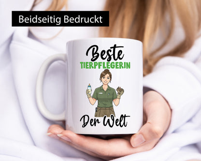 Beste Tierpflegerin | Pflegeberuf Tierheim v2 Geschenk Arbeit Kollegen Büro