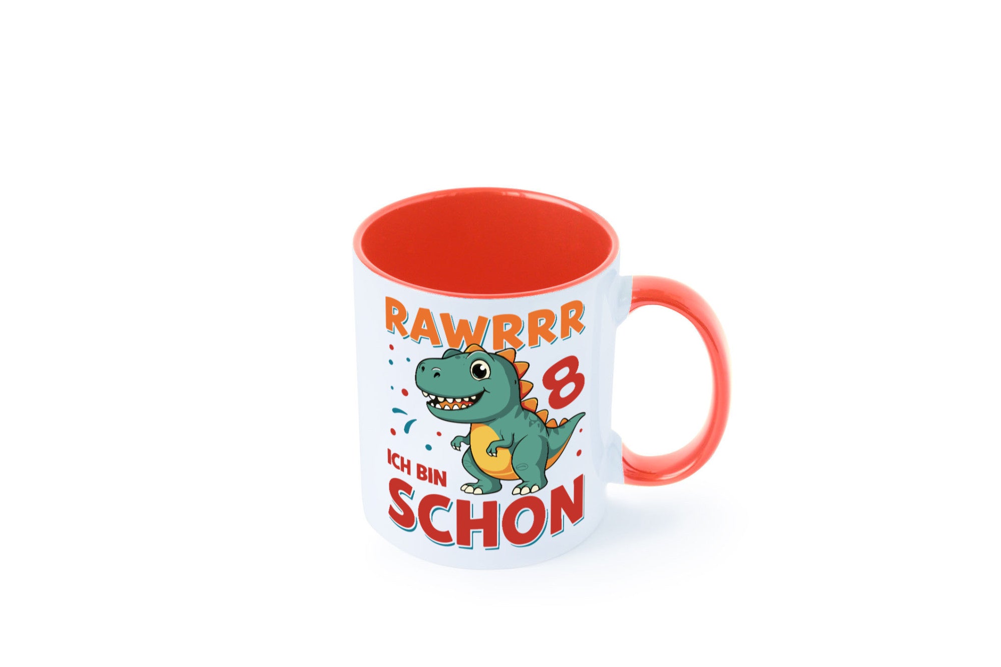 8. Geburtstag | 8 Jahre Raw ich bin schon T-Rex Geschenk Geschenkidee lustiger