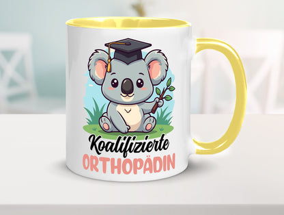 Koalifizierte Orthopädin |Orthopädie lustig Humor Geschenkidee Geschenk Tasse