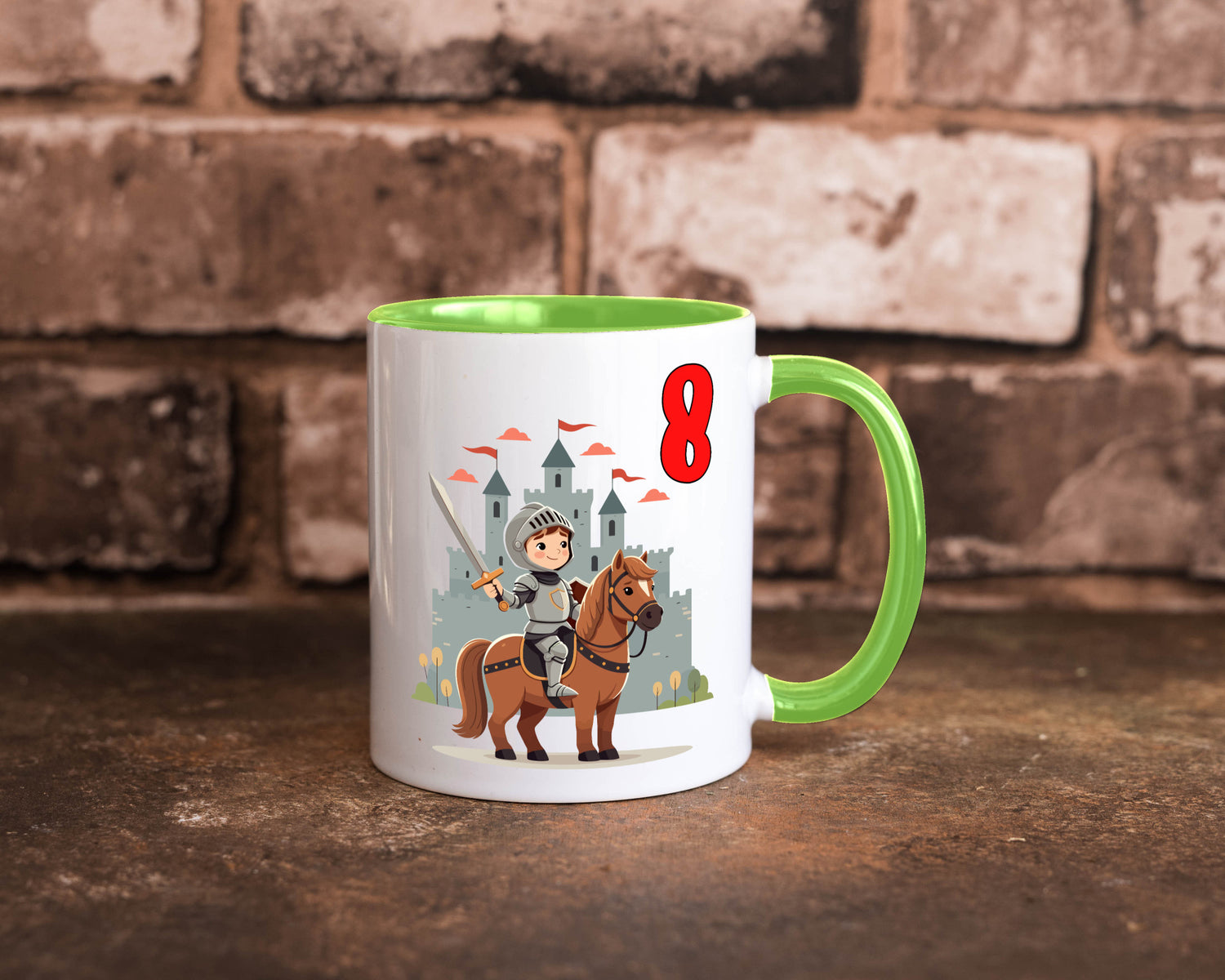 8. Geburtstag | 8 Jahre Ritter Junge Schloss Geschenk Geschenkidee lustiger