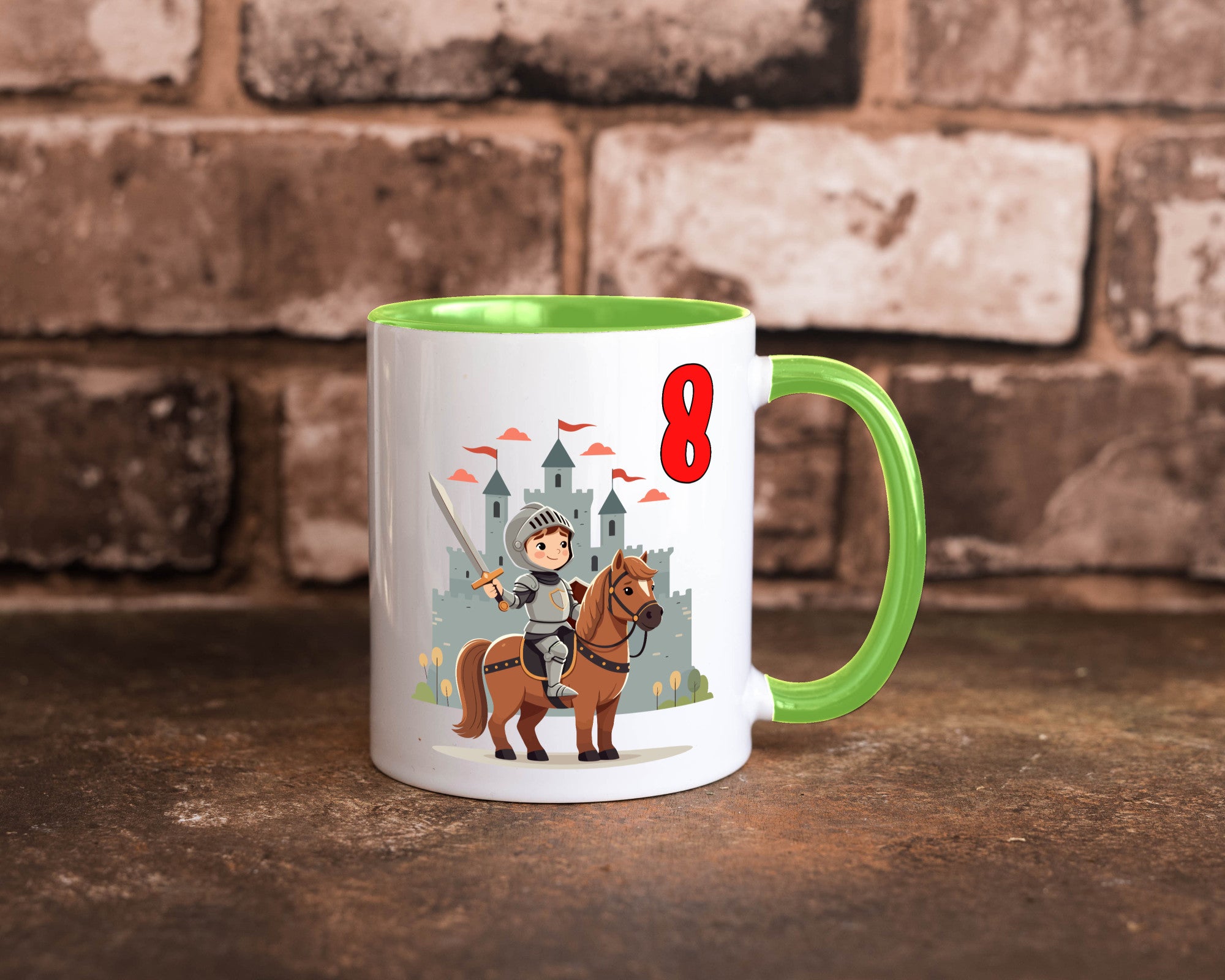 8. Geburtstag | 8 Jahre Ritter Junge Schloss Geschenk Geschenkidee lustiger