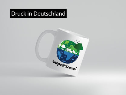 Respektiere | Tiere mit Respekt behandeln lustiger Spruch Geschenk