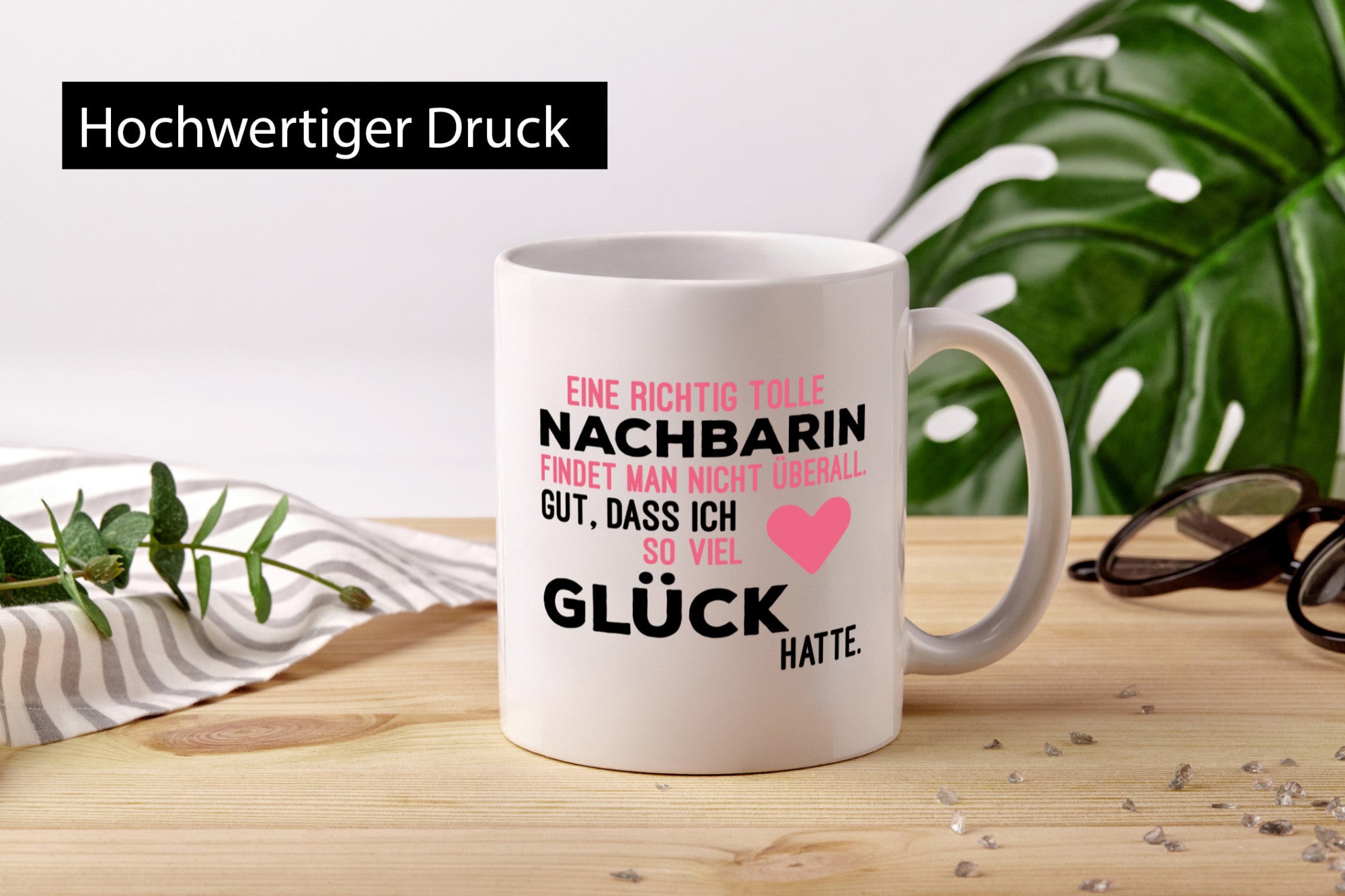 Tolle Nachbarin | Freundschaft gute Nachbarschaft Humor Geschenkidee Tasse