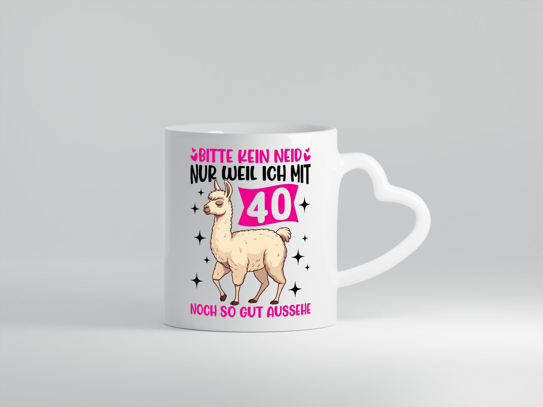 40. Geburtstag | 40 Jahre Lama gut aussehen Geschenkidee Humor Tasse