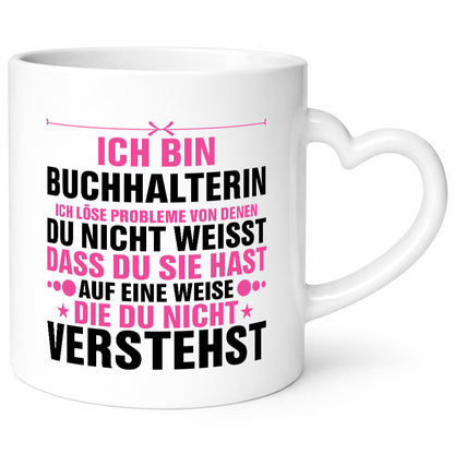 Löse Probleme: Buchhalterin | Buchhaltung Humor Geschenkidee Tasse