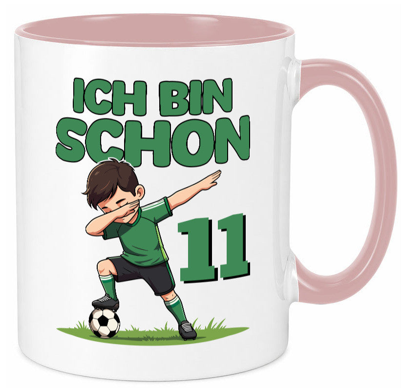 11. Geburtstag | 11 Jahre Fußballer Geschenkidee Humor Tasse