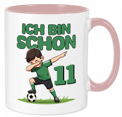 11. Geburtstag | 11 Jahre Fußballer Geschenkidee Humor Tasse