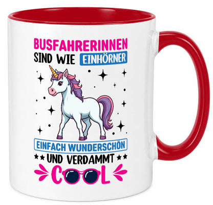Bussfahrerinen sind wie einhorner | Einhorn Bussfahrerin Geschenkidee Humor