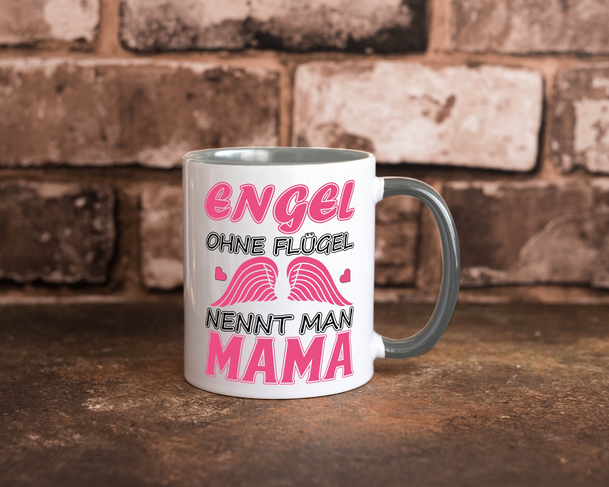 Mama Engel Humor Familie Geschenkidee Tasse
