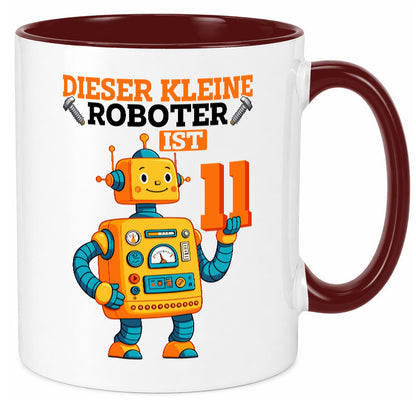 11. Geburtstag | 11 Jahre Roboter Junge Geschenk Geschenkidee lustiger Spruch Tasse