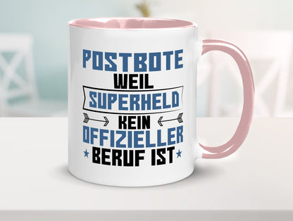 Superheld Postbote | Beruf Post Briefträger Geschenk Arbeit Kollegen Büro
