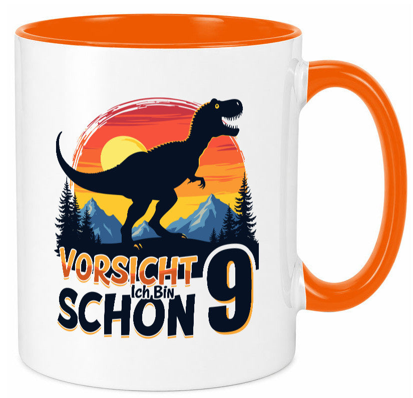 8. Geburtstag | 8 Jahre Dinosaurier v2 Geschenkidee Humor Tasse