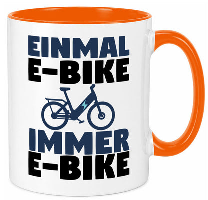 E-Bike Fahrer | Radfahrer Tasse Fahrrad Elektrorad lustiger Spruch Geschenk