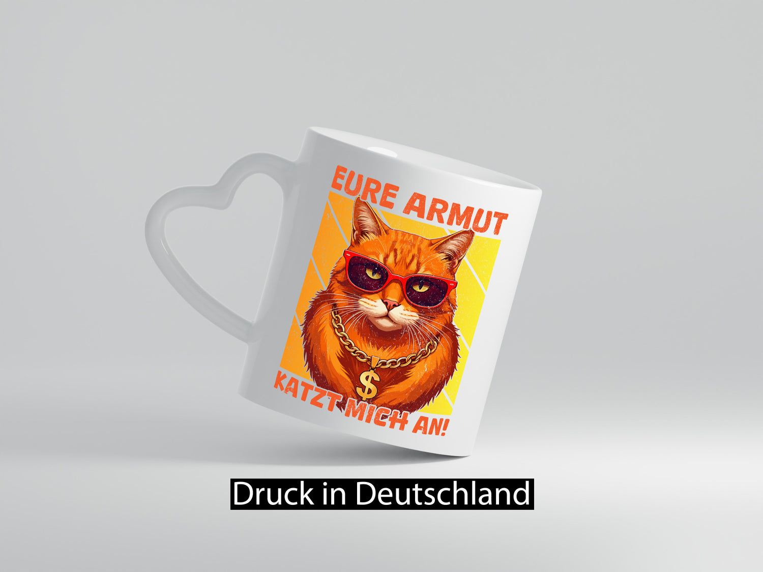 Eure Armut Katzt mich nicht | Böse Katze Humor Tierliebhaber Geschenkidee Tasse