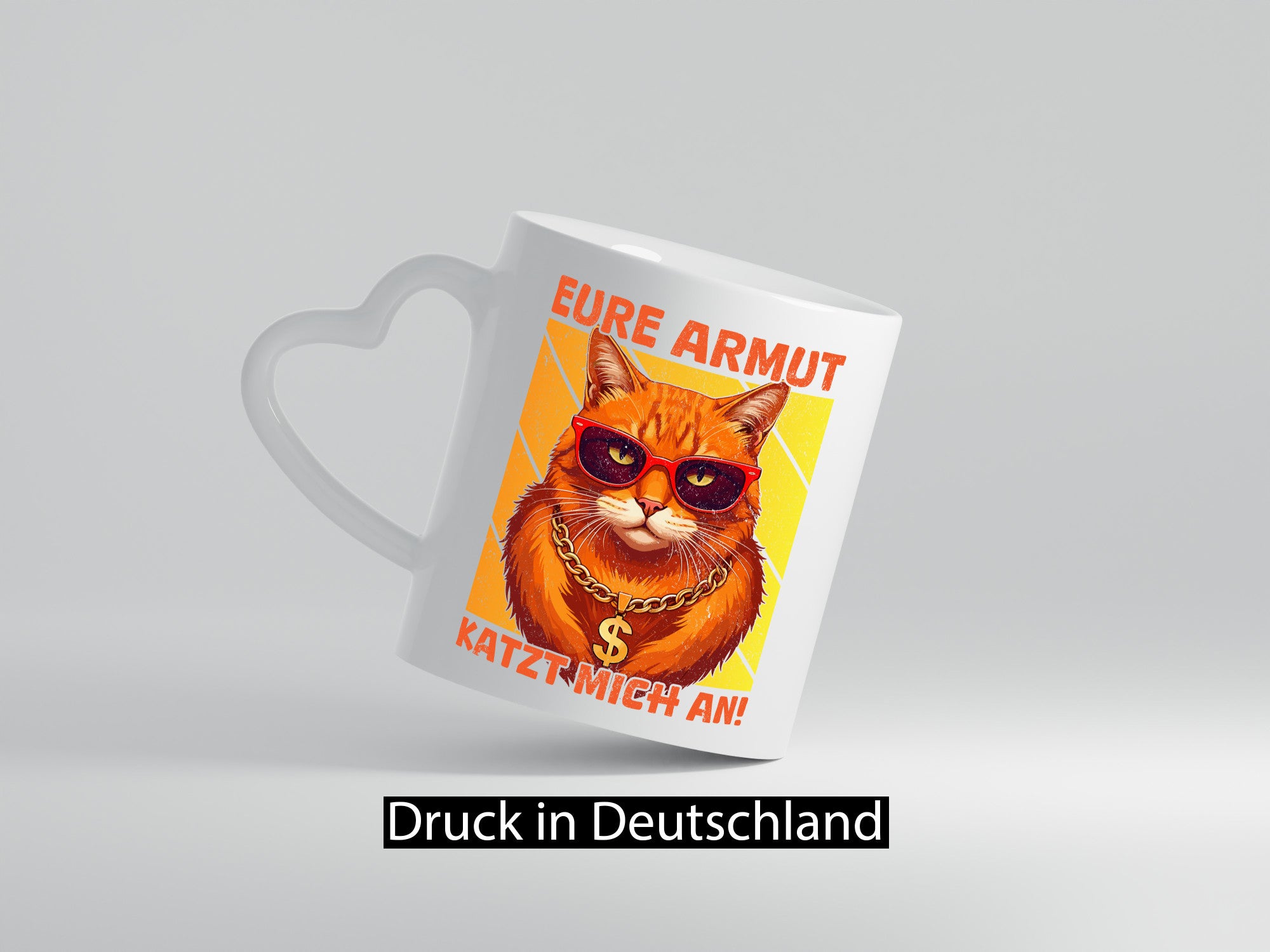 Eure Armut Katzt mich nicht | Böse Katze Humor Tierliebhaber Geschenkidee Tasse