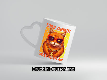 Eure Armut Katzt mich nicht | Böse Katze Humor Tierliebhaber Geschenkidee Tasse