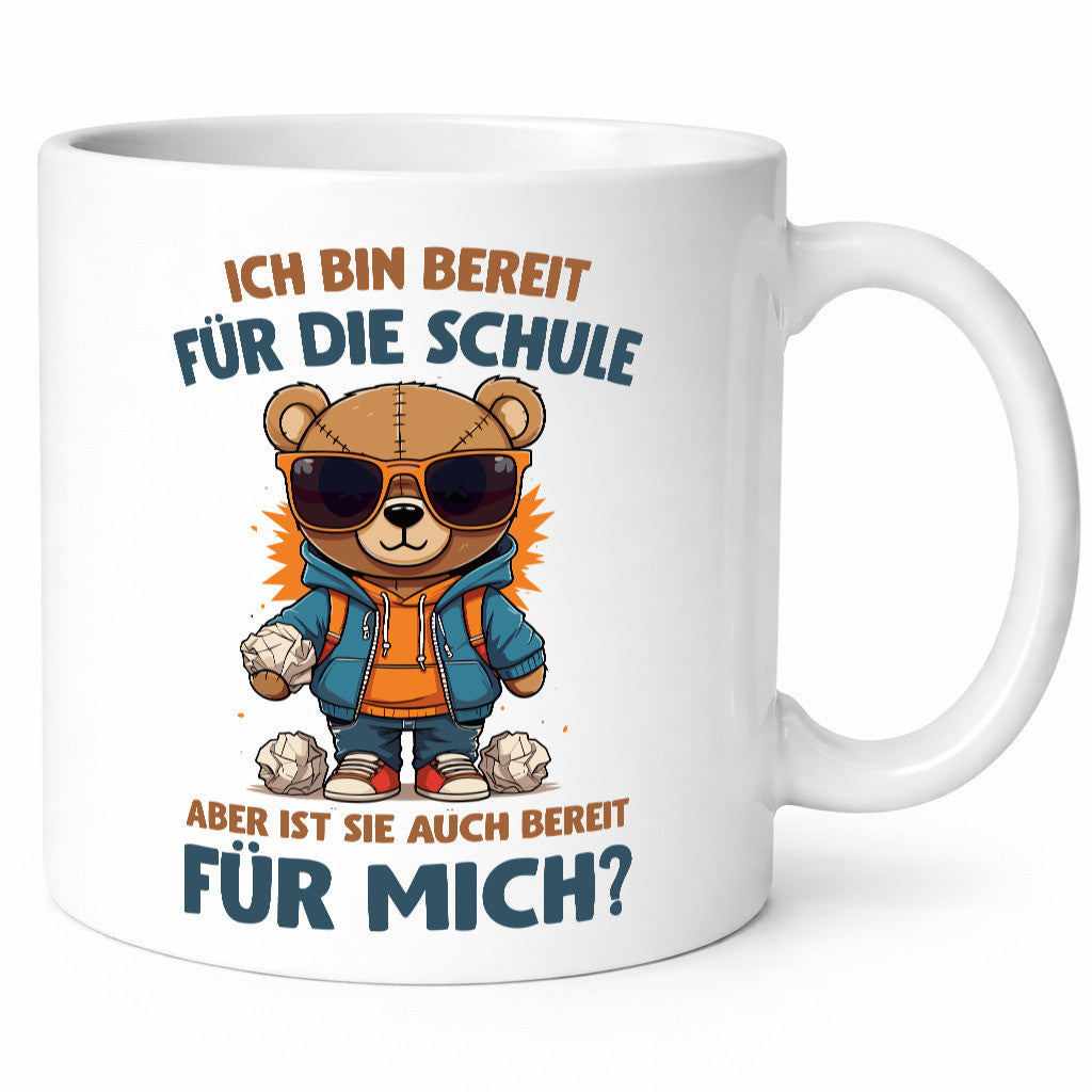 Ich bin bereit für die Schule | Einschulung lustig Humor Geschenkidee Geschenk