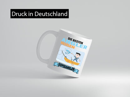Die besten Angler heißen Superangler Geschenk Humor Geschenkidee lustiger