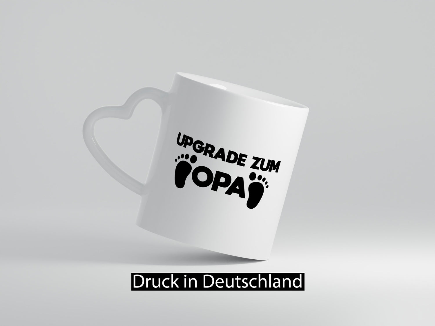 Upgrade zum Opa | Füße Geschenkidee Familie Humor Tasse