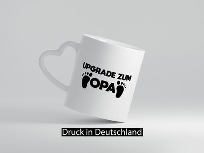 Upgrade zum Opa | Füße Geschenkidee Familie Humor Tasse
