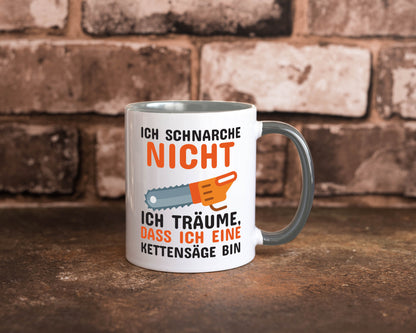 Ich schnarche nicht lustiger Spruch Geschenk Humor Geschenkidee Tasse