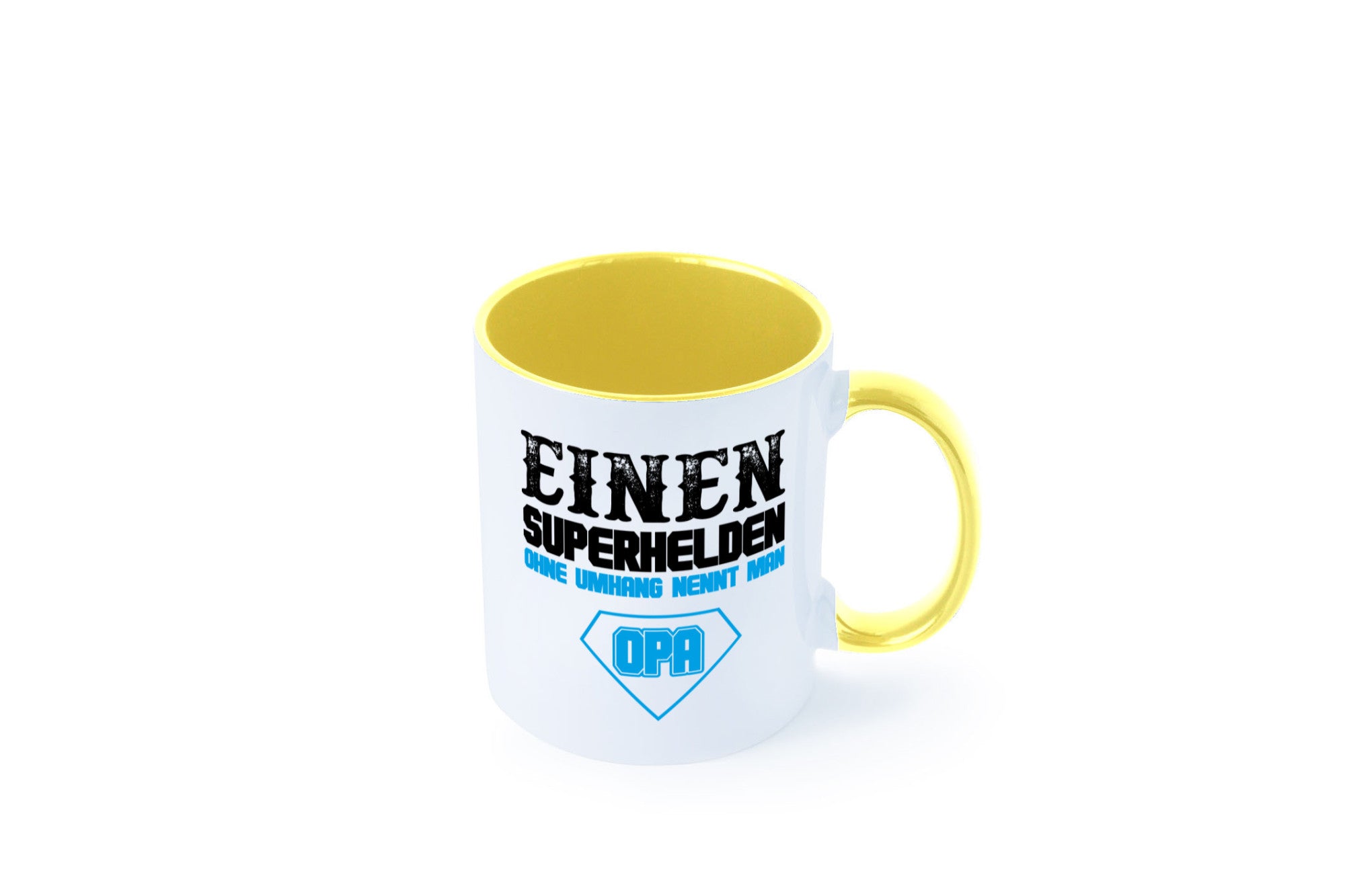 Superheld Opa Geschenk Familie Geschenkidee lustiger Spruch Tasse