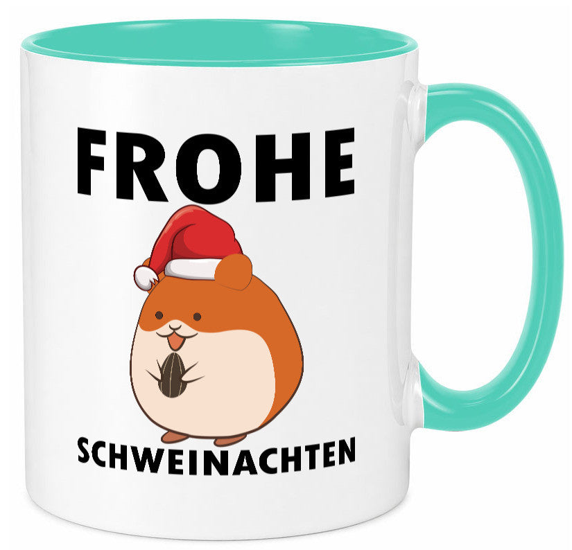 Frohe Schweinachten | Meerschweinchen Weihnachten lustiger Spruch Geschenk