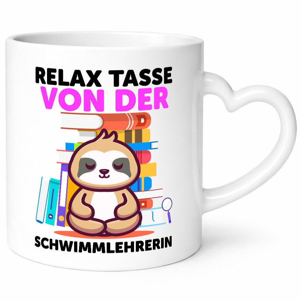 Relax Tasse: Schwimmlehrerin | schwimmen Lehrer Humor Geschenkidee Tasse