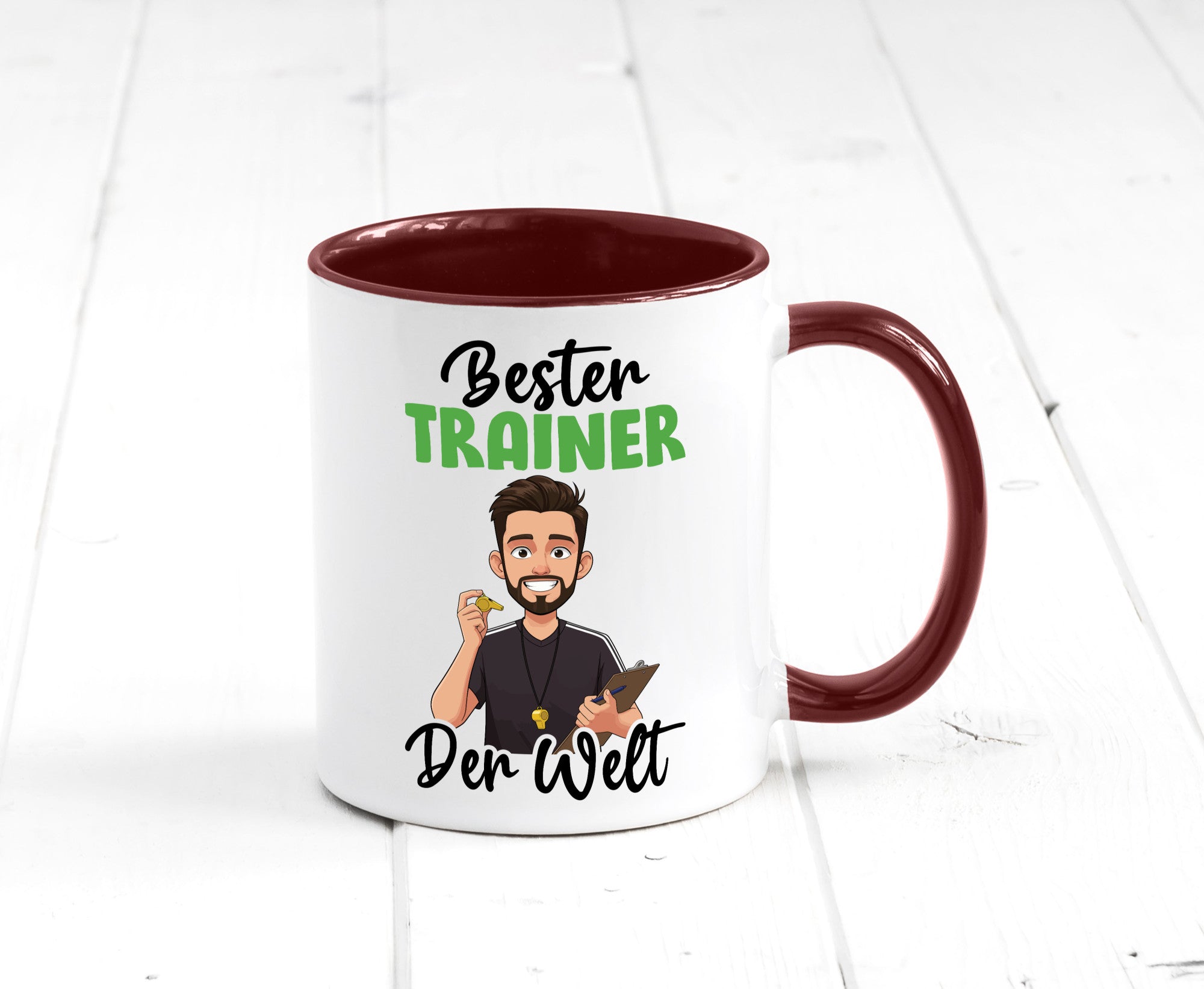 Bester Trainer | Verein Sport v2 Humor Geschenkidee Tasse