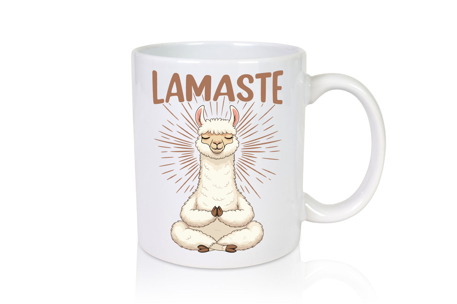Lamaste | Lama Namaste lustiger Spruch Geschenk Humor Geschenkidee Tasse