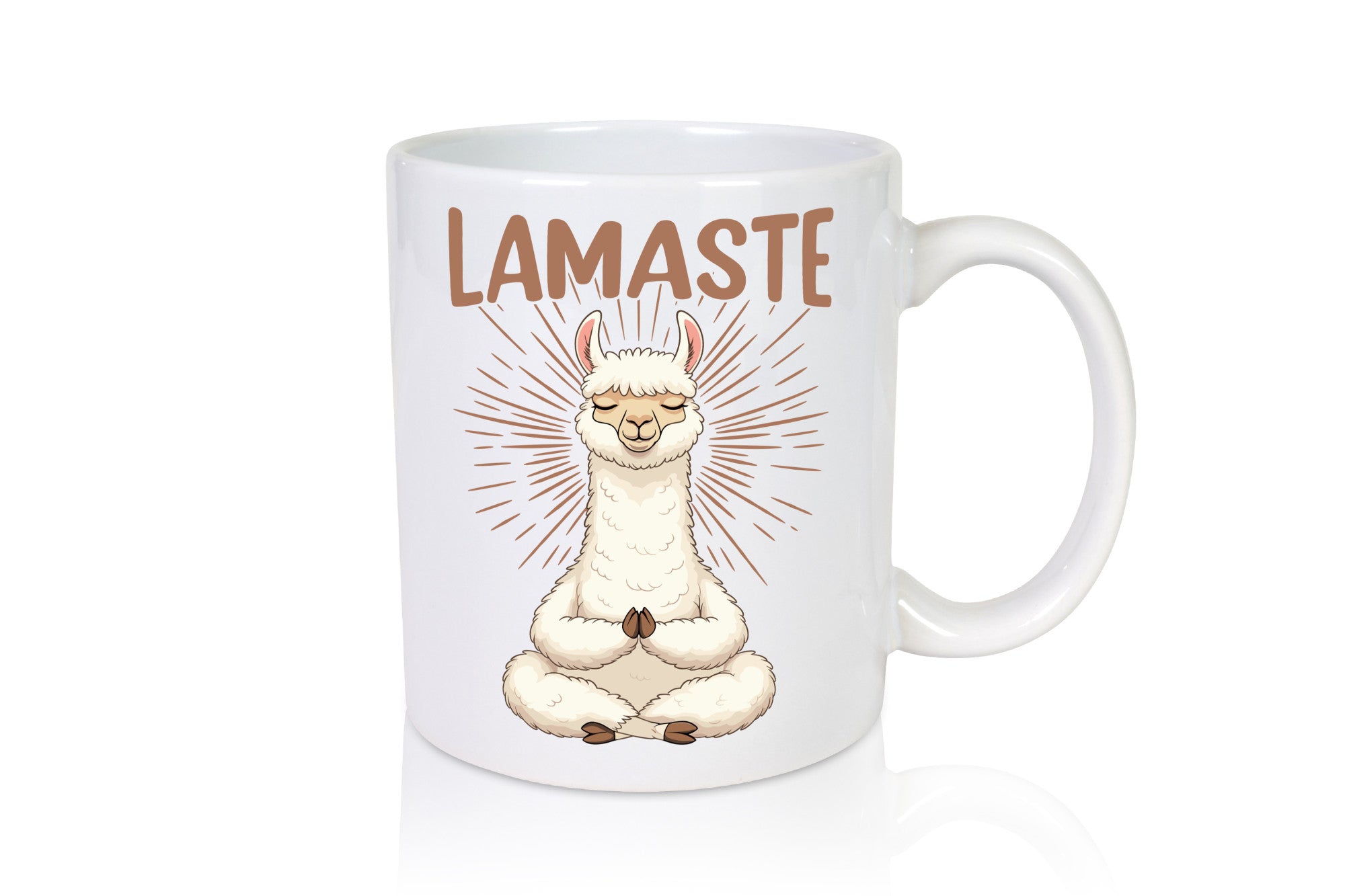 Lamaste | Lama Namaste lustiger Spruch Geschenk Humor Geschenkidee Tasse