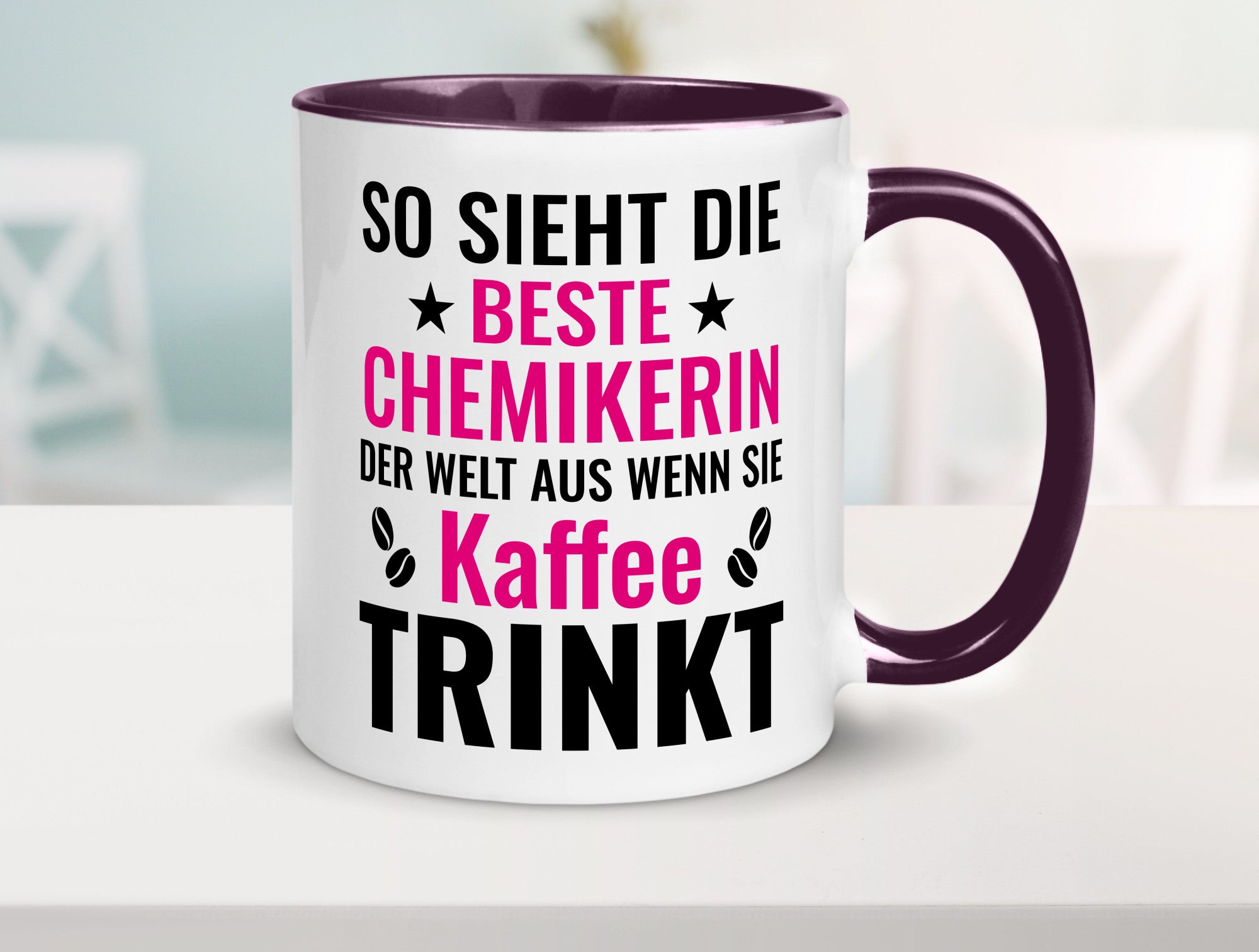 Kaffee trinkt: Chemikerin | Chemie Labor Geschenkidee Humor Tasse