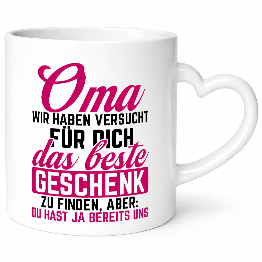 Beste Geschenk für Oma | Großmutter lustiger Spruch Familie Geschenkidee Tasse