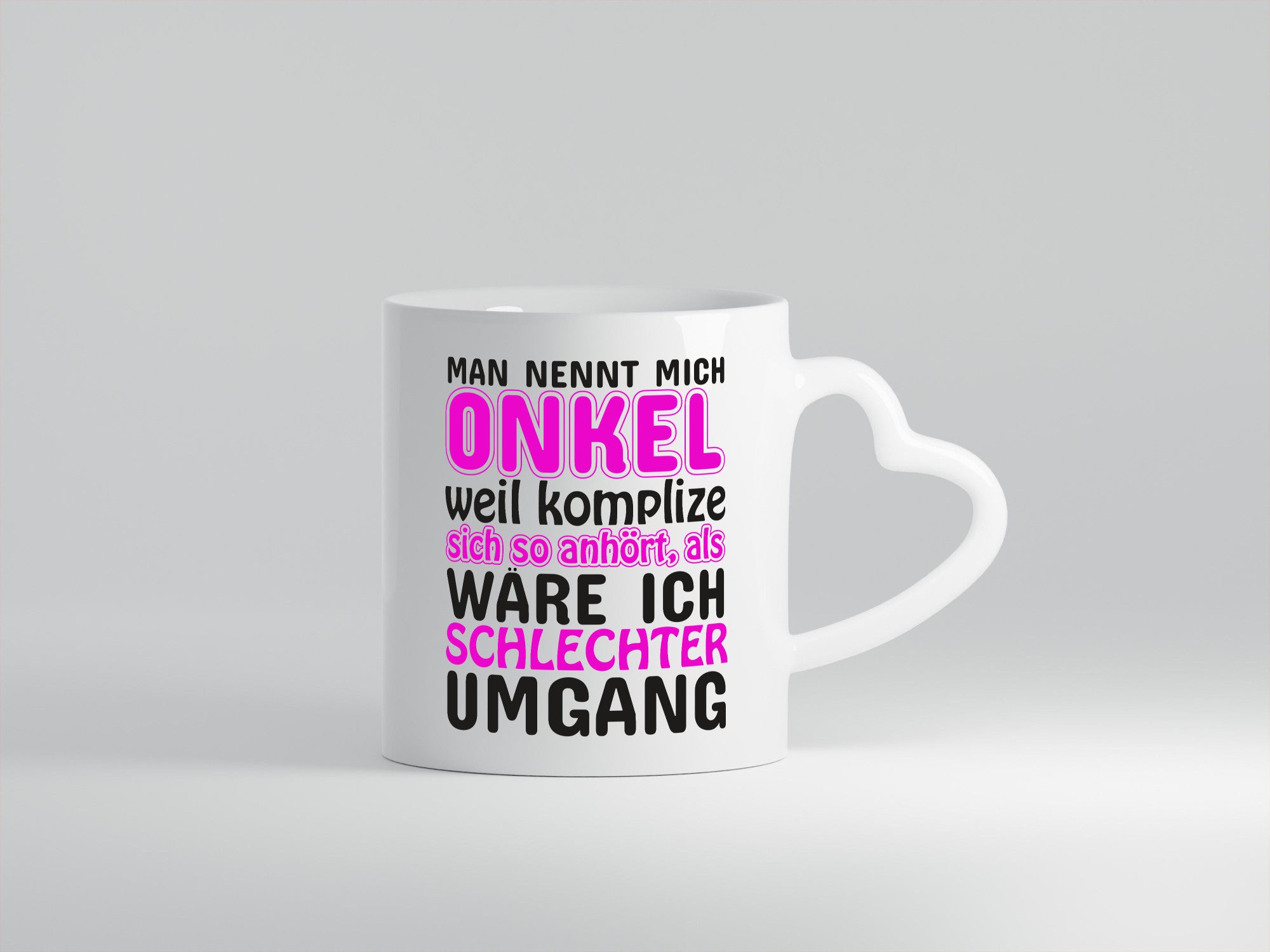 Man nennt mich Onkel | lustiger Spruch cooler Humor Geschenkidee Tasse