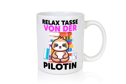 Relax Tasse: Pilotin | Definition Piloten lustiger Spruch Geschenk Humor