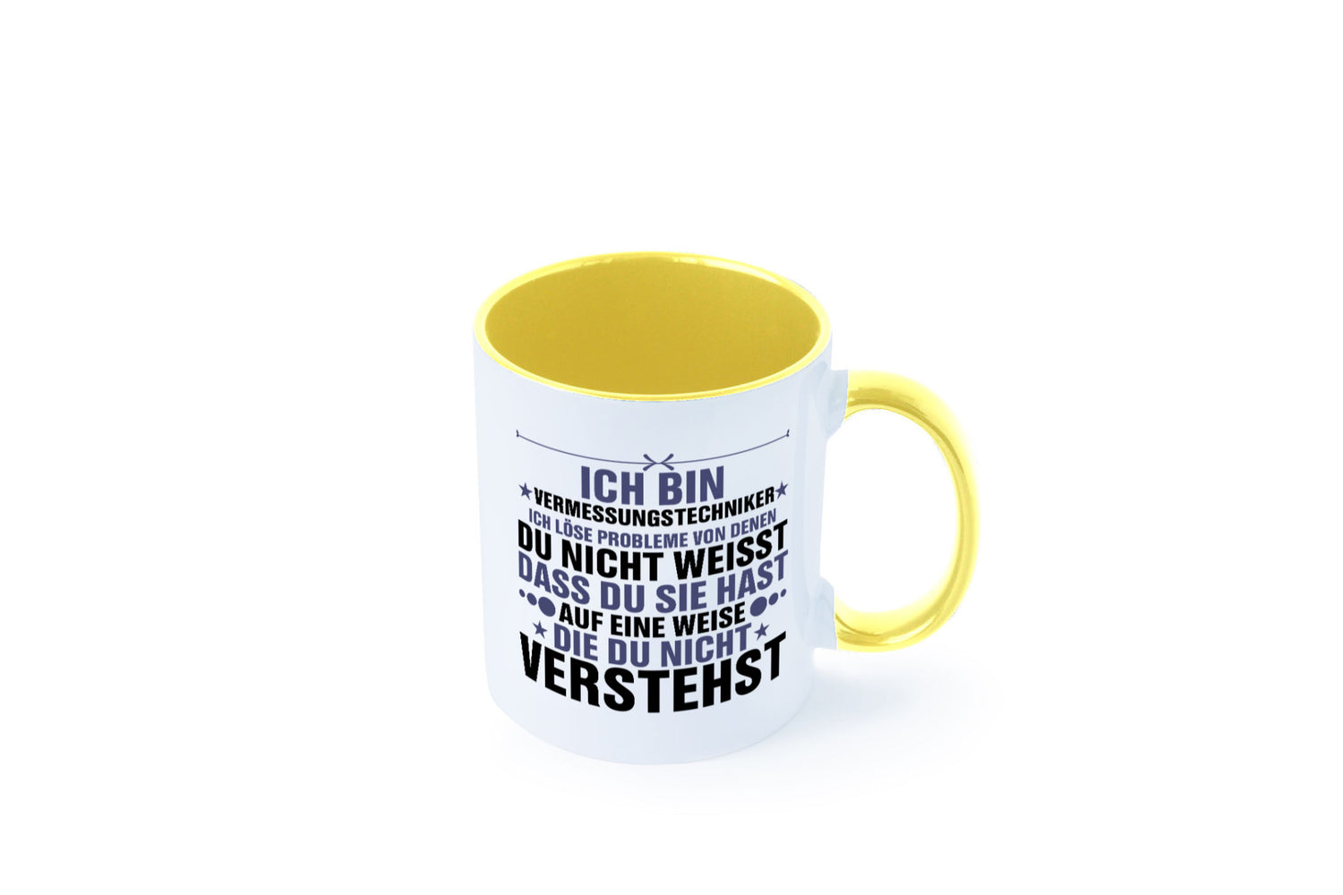 Löse Probleme: Vermessungstechniker | Techniker Humor Geschenkidee Tasse