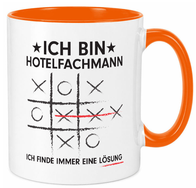 Löse Probleme: Hotelfachmann |Hotel Geschenk Humor Geschenkidee lustiger Spruch Tasse