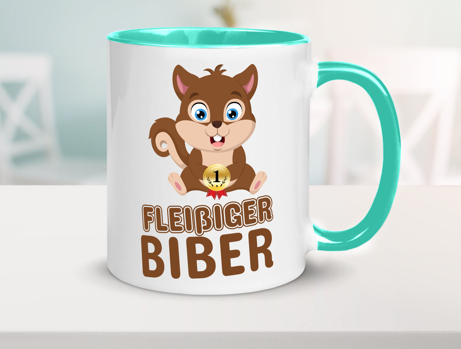 Fleißiger Biber | Motiv Tasse Kinder Geburtstag lustig Geschenkidee Geschenk