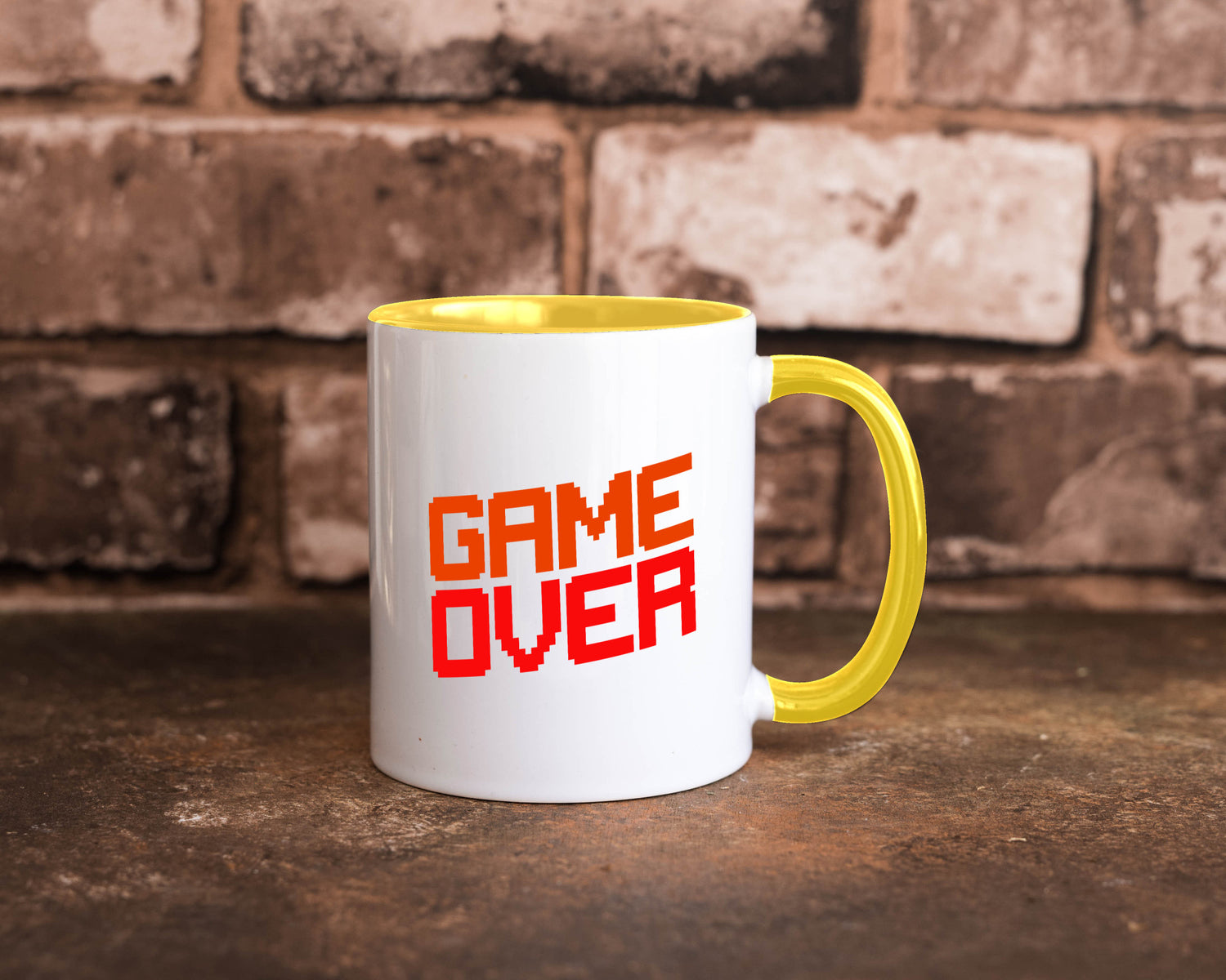 Game Over | Gamer Zocker Retro PC Nerd Pixel Geschenkidee Humor Tasse