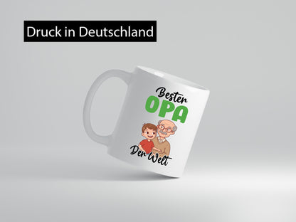 Bester Opa | Großvater Enkel Familie lustiger Spruch Geschenk Geschenkidee Tasse